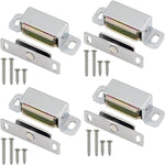 Magnetic Catch Metal 6kg Pull STRONG - 3 Finishes - 2 Pack Sizes - tradefit - 9