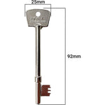 Phlexicare RADAR Key - Facilities Grip - Zinc Plated - tradefit - 3