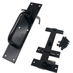 Medium Suffolk Latch - 205 x 45mm - Black - tradefit - 1