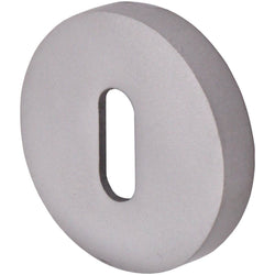 Keyhole Escutcheon - 52 x 8mm - Satin Aluminium - tradefit