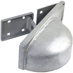 Heavy Hasp Staple With Padlock Protection - Galvanised - Right Hand - tradefit - 1