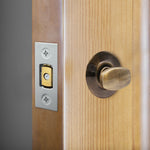 4 inch/101mm Tubular Bathroom Deadbolt - 82mm Backset - Polished Chrome - tradefit - 6