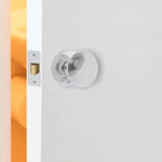 Victorian Polished Chrome Mortice Door Knob Kit - 76mm Latch - 102mm Hinges - tradefit - 5