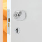 Victorian Polished Chrome Mortice Door Knob Kit - 80mm Sashlock - 102mm Hinges - tradefit - 5