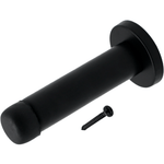 Projection Wall Mounted Door Stop - Concealed Fixing - Matt Black - tradefit - 1
