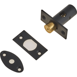 Concealed Door Security Rack Bolts Pack of 1 (no keys) - 33mm - Black - tradefit