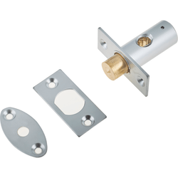 Concealed Door Security Rack Bolts Pack of 1 (no keys) - 33mm - Satin Chrome - tradefit