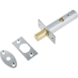 Concealed Door Security Rack Bolts Pack of 1 (no keys) - 61mm - Satin Chrome - tradefit