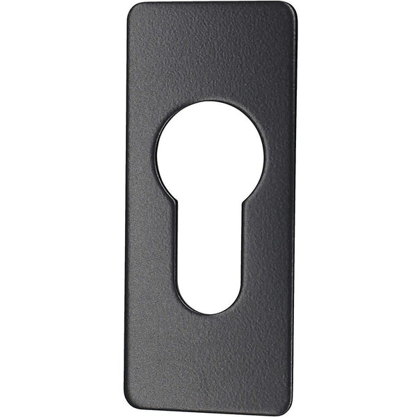 Repair Escutcheon Key Hole Cover Plate Euro Profile Self Adhesive Fix - Black - 28mm - tradefit - Featured Image