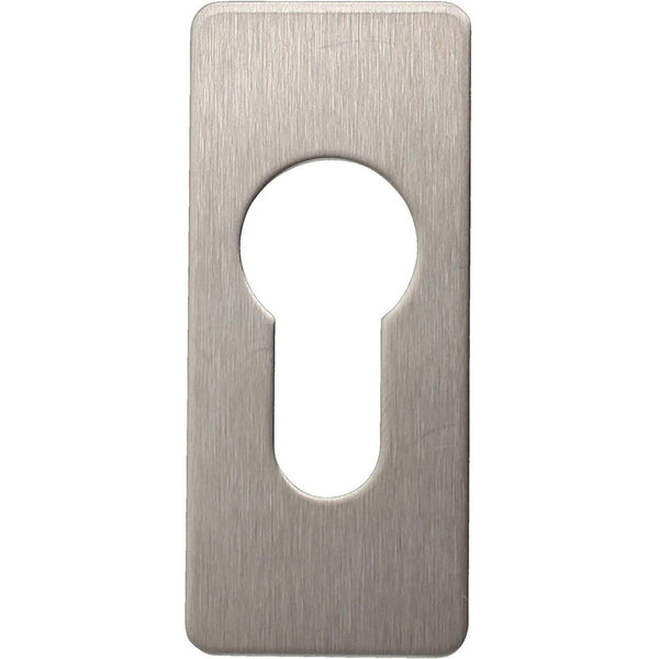 Repair Escutcheon Key Hole Cover Plate Euro Profile Self Adhesive Fix - Satin Stainless Steel - 28mm - tradefit - Featured Image