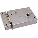 Rim Latch With Locking Snib - Polished Chrome - tradefit - 1