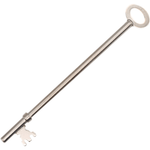 FB1 Fire Brigade Deadlock Long Key - Zinc Plated - Pack of 1 - tradefit - 1