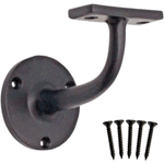 Handrail Bracket Heavy Pattern - 63mm / 2.5 Inch - Matt Black - tradefit - 1
