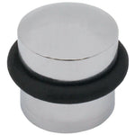 Dome Top Floor Mounted Door Stop - 30mm Diameter - Polished Chrome - tradefit - 1