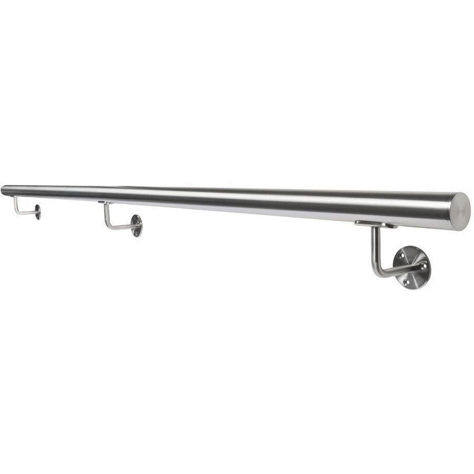Handrail Kit - 2000mm - Grade 304 Satin Stainless Steel - tradefit
