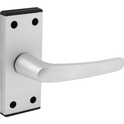 Aluminium Lever Latch Set - 104x40mm - Satin - tradefit