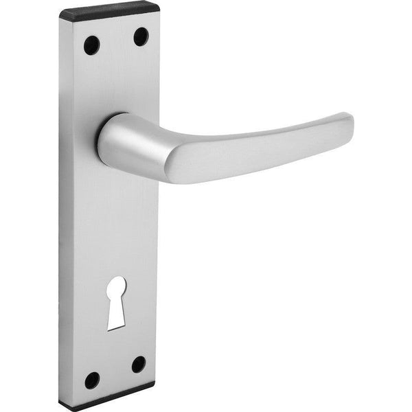 Aluminium Lever Lock Set - 150x40mm - Satin - tradefit - Featured Image