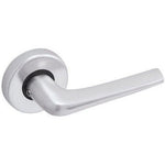 Aluminium Contractor Lever on Rose Set - 52x8mm Rose - Satin - tradefit - 1