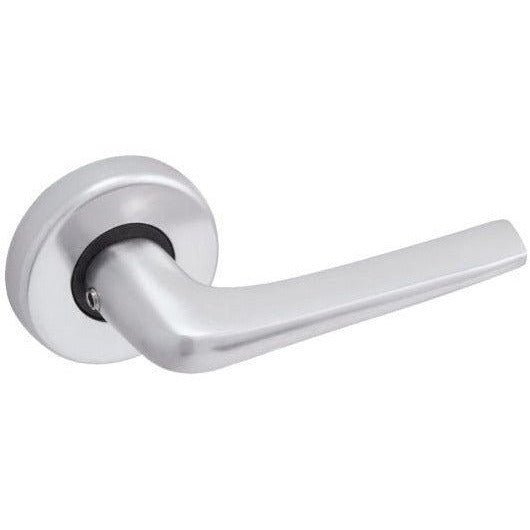 Aluminium Contractor Lever on Rose Set - 52x8mm Rose - Satin - tradefit - Featured Image