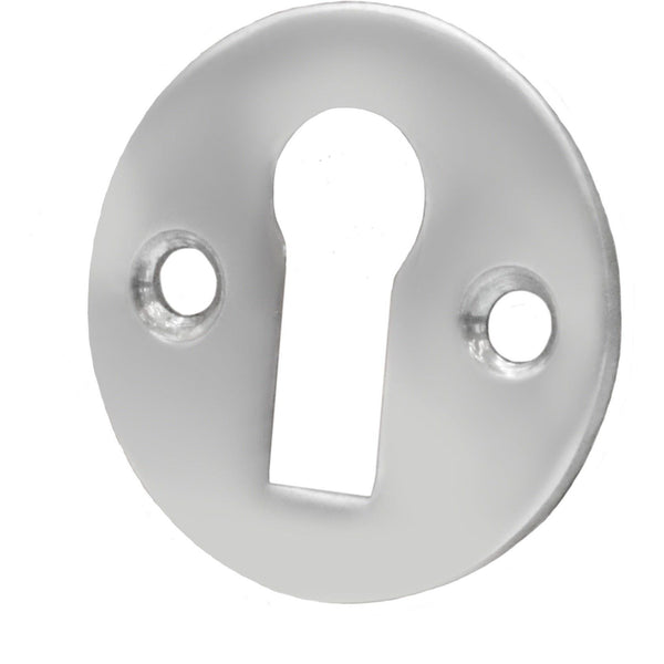 Victorian Keyhole Escutcheon - 32mm - Satin Chrome - tradefit - Featured Image