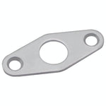 Budget Lock Escutcheon Keyhole - Flat - Satin Chrome Plated - tradefit - 1