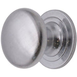 Victorian Cupboard Knob - 38mm - Satin Chrome - tradefit - 1