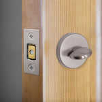 4 inch/101mm Tubular Bathroom Deadbolt Kit - 82mm Backset - Satin Stainless - tradefit - 6