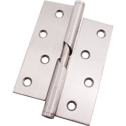 Rising Hinges 4" Stainless Steel - Right Hung Open Away - 102x76x2mm - Satin - Pair - Including Screws - tradefit