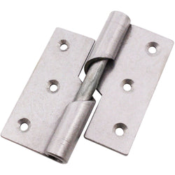 Rising Hinges 3" Steel - Left Hung Open Away - 76x70x2.5mm - Self Colour - Pair - EXCLUDING Screws - tradefit