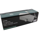 Overhead Fire Door Closer Reversible Push or Pull Side - Power Size 3 - Silver Cover - tradefit - 9