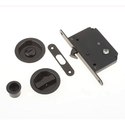 Sliding Door Bathroom Mortice Lock - Dark Bronze - tradefit