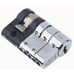 Federal TS007 Euro Door Cylinder Lock BS HIGH Security 3* Snap Safe Police Approved 10+45mm Single Polished Chrome - tradefit - 2