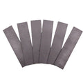Intumescent Hinge Pads - Graphite - Pack of 6 - 76 x 18 x 0.8mm - Suit 76 x 52mm Hinge