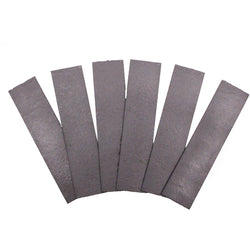 Intumescent Hinge Pads - Graphite - Pack of 6 - 76 x 18 x 0.8mm - Suit 76 x 52mm Hinge - tradefit