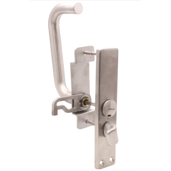 Disabled Toilet Lock Facility Indicator Bolt Set - Satin Stainless Steel - tradefit - Featured Image