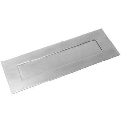 Stainless Letter Plate Box Plate - 330x110mm - Polished Stainless Steel - tradefit