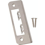 Strike Plate Adjustable Keep for Mortice Locks 120mm - Nickel Plated - tradefit - 1