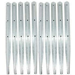 Timber Railway Sleeper Pin Bracket - 450mm - Galvanised Steel - Pack of 10 - tradefit - 1