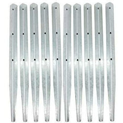 Timber Railway Sleeper Pin Bracket - 450mm - Galvanised Steel - Pack of 10 - tradefit