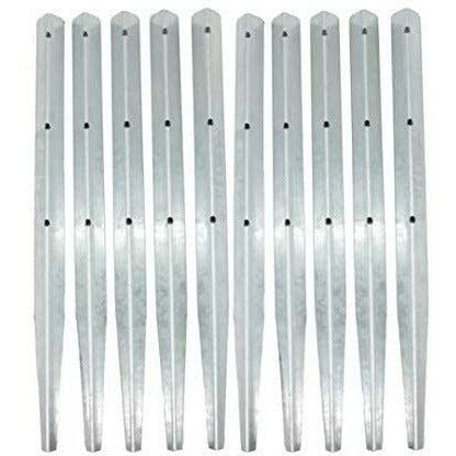 Timber Railway Sleeper Pin Bracket - 450mm - Galvanised Steel - Pack of 10 - tradefit - Featured Image