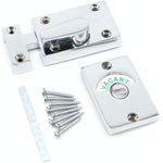 Toilet Indicator Bolt Vacant/Engaged - Polished Chrome - tradefit - 1