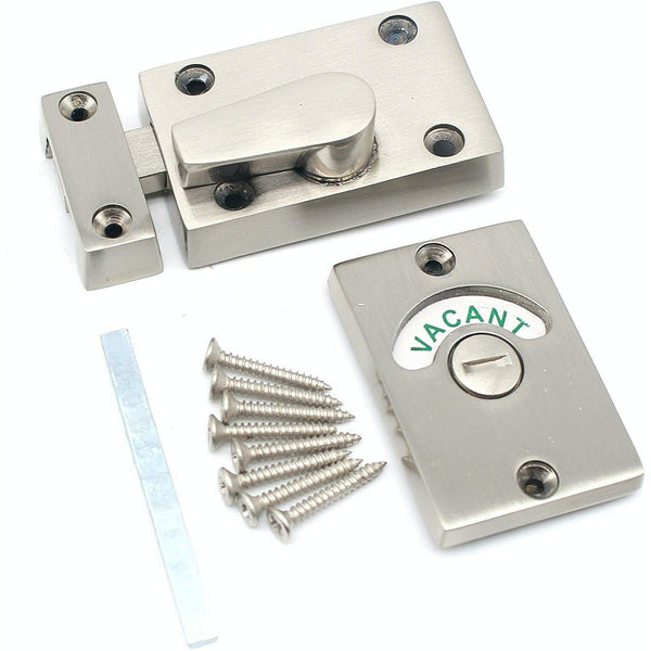 Toilet Indicator Bolt Vacant/Engaged - Satin Nickel - tradefit - Featured Image