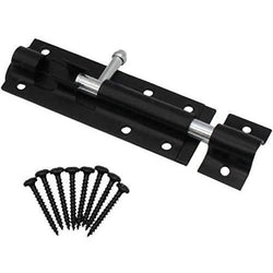 Tower Bolt - 100mm / 4 Inch - Black - tradefit