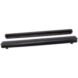 Trickle Window Slot Vent Set Inside & Out - 415mm - 4191mm²EA - Black - Pack of 50 - tradefit