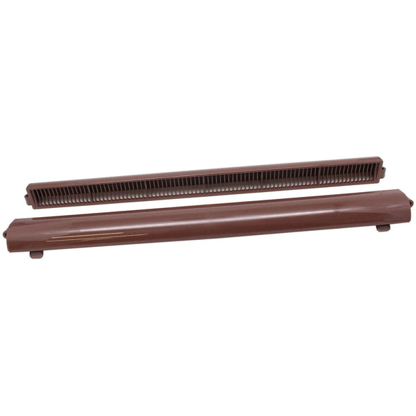 Trickle Window Slot Vent Set Inside & Out - 415mm - 4191mm²EA - Brown - Pack of 50 - tradefit - Featured Image