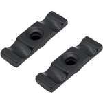 Turn Button Catch Pack of 2 Shed Gate Door Greenhouses Pens Hutches - Black - tradefit - 1