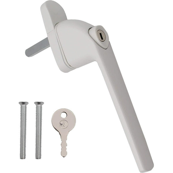 uPVC Universal Window Handle Mila Hero Espagnolette Inline - White - 40mm Pin - tradefit - Featured Image