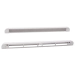 Trickle Window Slot Vent Set Inside & Out - 400mm - 3180mm²EA - White - Pack of 50 - tradefit - 1