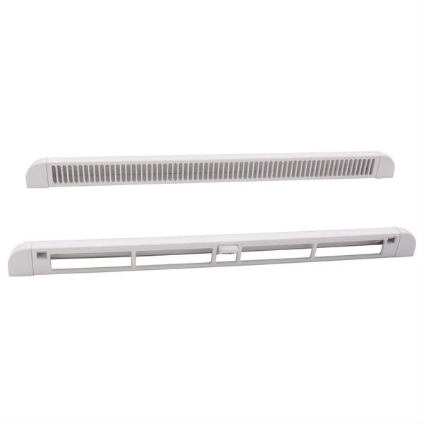 Trickle Window Slot Vent Set Inside & Out - 400mm - 3180mm²EA - White - Pack of 50 - tradefit - Featured Image