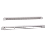 Trickle Window Slot Vent Set Inside & Out - 300mm - 2328mm²EA - White - Pack of 50 - tradefit - 2